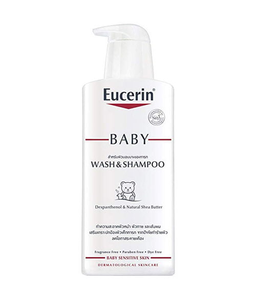 Sữa tắm gội cho bé Eucerin Baby Wash & Shampoo – 400ml, chính hãng