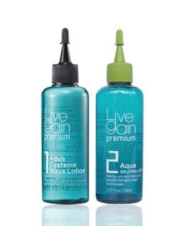 Thuốc uốn Livegain Premium Aqua Cysteine Lotion 160ml + 160ml, chính hãng.