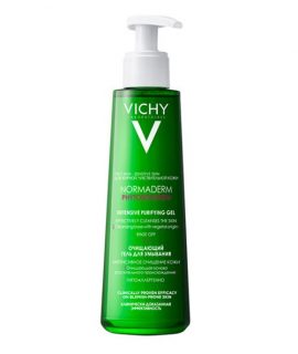 Gel rửa mặt Vichy Normaderm Phytosolution Intensive Purifying Gel – 200ml chính hãng làm sạch sâu cho da dầu mụn