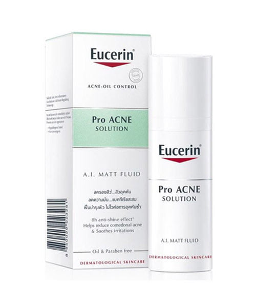 Kem dưỡng da Eucerin Pro Acne Ai Matt Fluid – 50ml chính hãng
