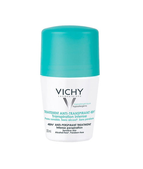 Lăn khử mùi Vichy Déodorant Anti-Transpirant Treatment – 50ml, chính hãng, giữ vùng da dưới cánh tay luôn khô thoáng