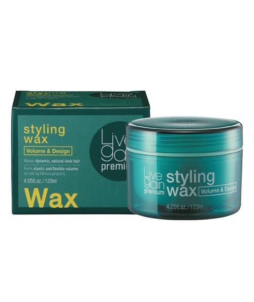 Sáp vuốt tóc Livegain Premium Styling, wax -120ml, chính hãng
