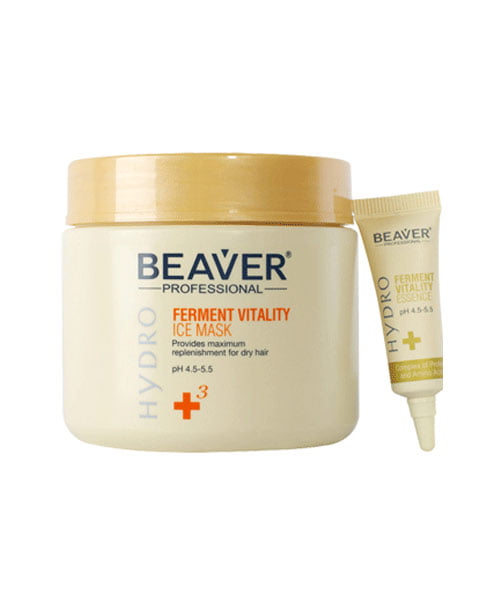 Kem hấp tóc Beaver Ferment Vitality Ice Mask – 500ml + 10ml*6, chính hãng