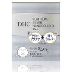 Mặt nạ giấy DHC nano Platinum Silver Nanocolloid Mask - 5pc, chính hãng