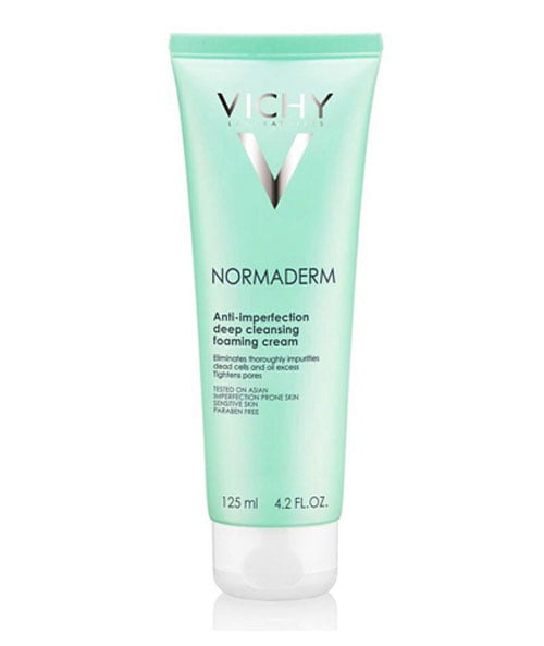 Sữa rửa mặt Vichy Normaderm Anti-Imperfection Deep Cleansing Foaming Cream – 125ml, chính hãng