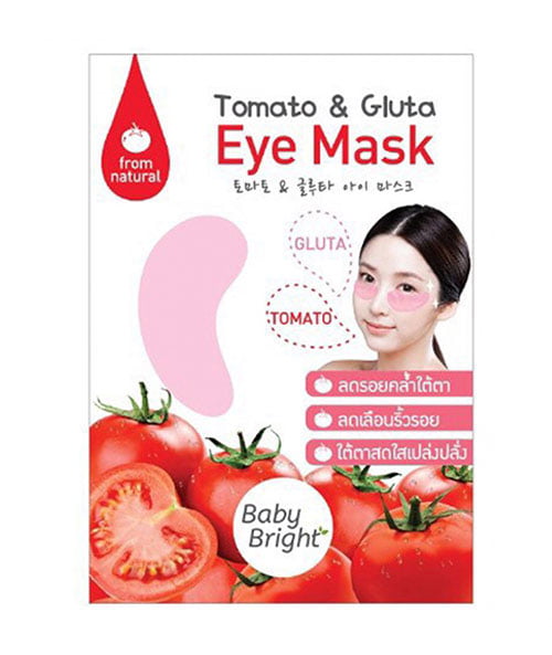 Mặt nạ Baby Bright Tomato & Gluta Eye Mask – 1 cặp, chính hãng
