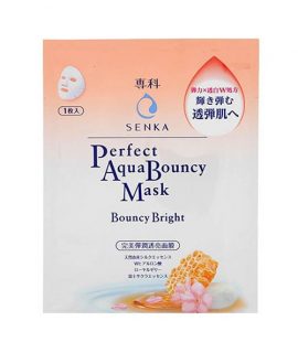 Mặt nạ dưỡng da Senka Perfect Aqua Bouncy Mask Bouncy Bright – 1 miếng, chính hãng,