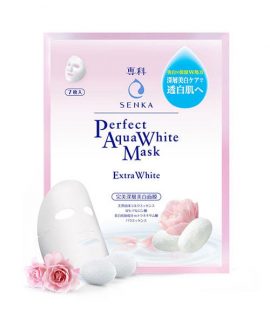 Mặt nạ dưỡng da Senka Perfect Aqua Extra White Mask – 1 miếng, chính hãng
