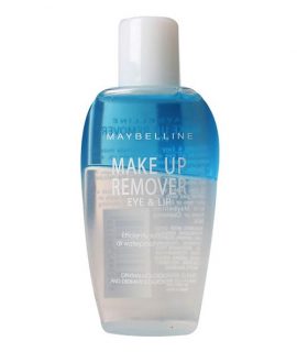 Nước tẩy trang mắt và môi Maybelline Lip & Eye Make Up Remover - 150ml, chính hãng