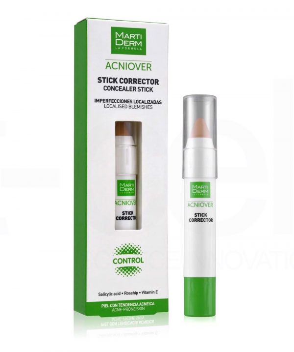 Bút che khuyết điểm MartiDerm Acniover Cover Stick Corrector - 15ml, chính hãng