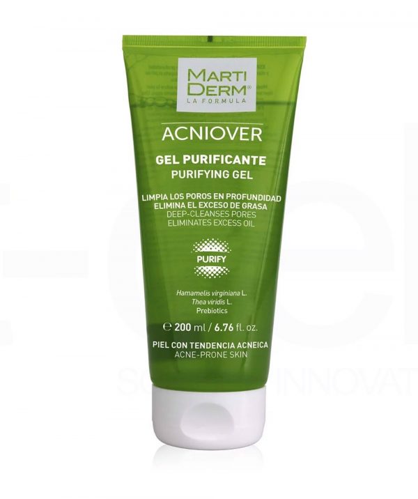 Gel rửa mặt MartiDerm Acniover Purifying Gel - 200ml, chính hãng