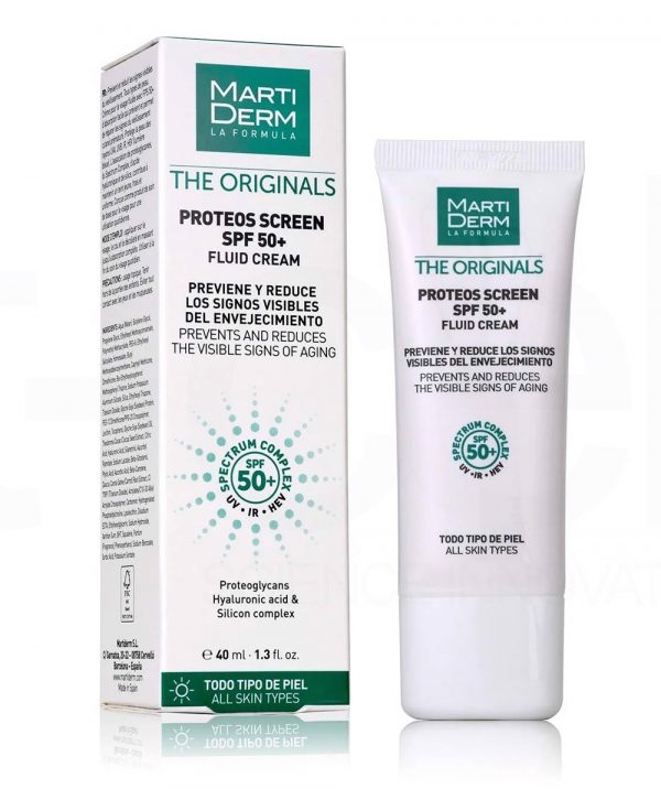 Kem chống nắng Martiderm The Originals Proteos Screen SPF50+ Fluid Cream - 40ml, chính hãng