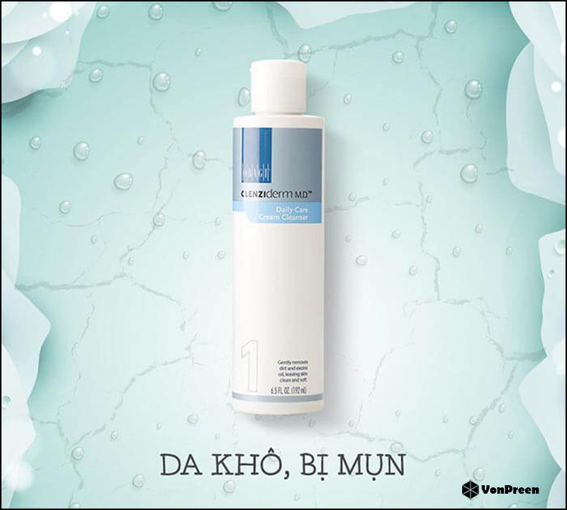 Sữa rửa mặt ưa chuộng nhất hiện nay-Sữa rửa mặt Obagi Clenziderm Daily Care Cream Cleanser