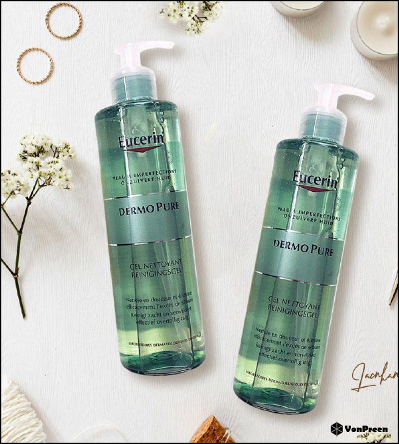 Sữa rửa mặt ưa chuộng nhất hiện nay-Gel rửa mặt Eucerin ProAcne Solution Cleansing Gel