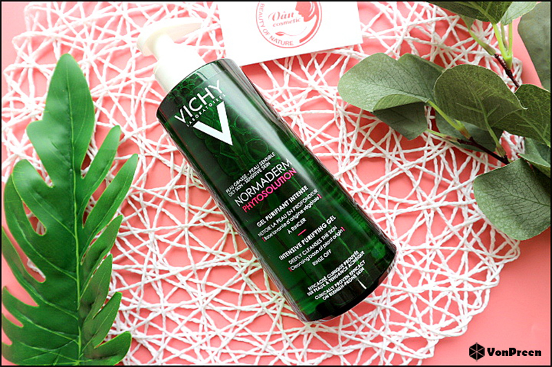 Sữa rửa mặt ưa chuộng nhất hiện này-Gel rửa mặt Vichy Normaderm Phytosolution Intensive Purifying Gel