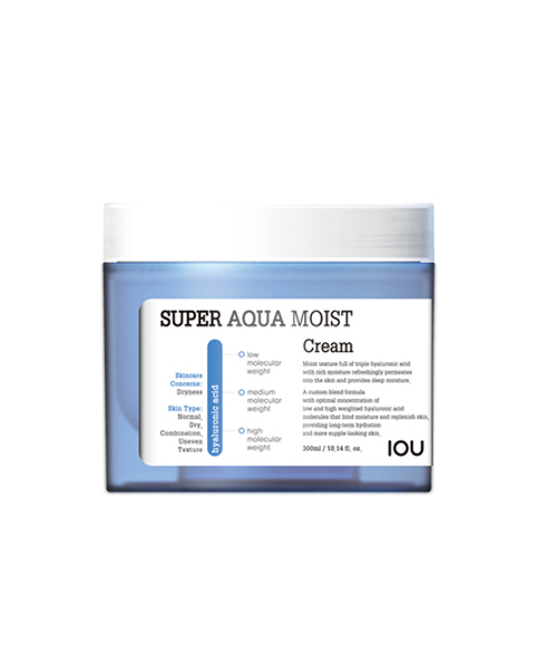 Kem dưỡng ẩm Welcos IOU Super Aqua Moist Cream - 300g, chính hãng, giá rẻ
