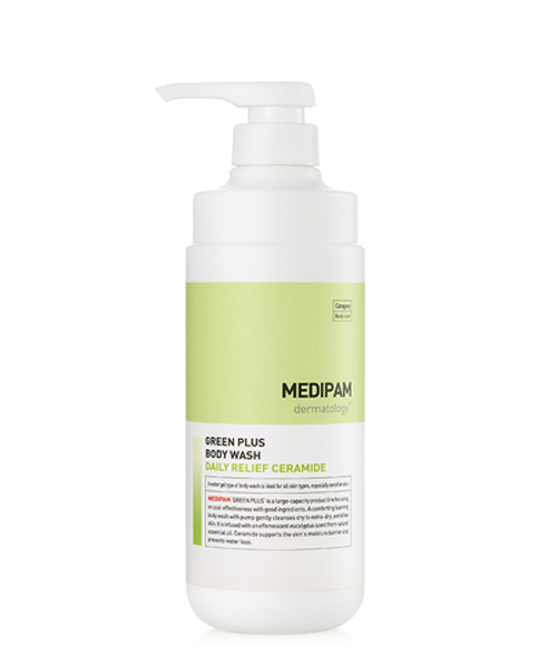 Sữa tắm Welcos Medipam Green Plus Body Wach - Daily Relief Ceramide - 700ml, chính hãng.