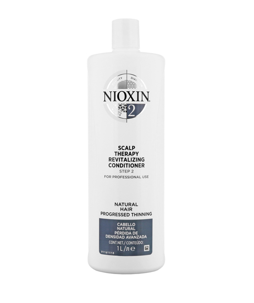 Dầu xả Nioxin 2 -1000ml cấp ẩm, ngăn ngừa rụng dành cho tóc tự nhiên và có hiện tượng thưa rụng nhiều.
