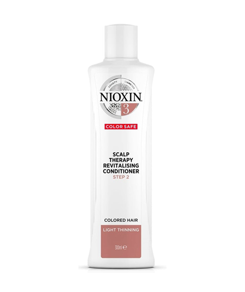 Dầu xả Nioxin 3 - 300ml cấp ẩm, làm mềm mượt dành cho tóc nhuộm có dấu hiệu thưa rụng nhẹ.