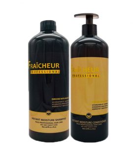 Bộ gội xả Fraicheur Professional Instant Moisture Shampoo+Conditioner - 800ml, chính hãng