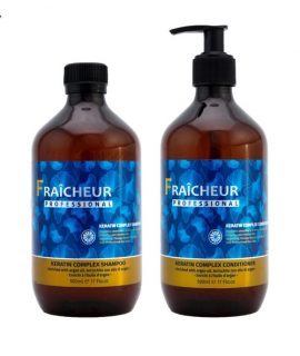 Bộ gội xả Fraicheur Professional Keratin Shampoo+Conditioner – 500ml, chính hãng